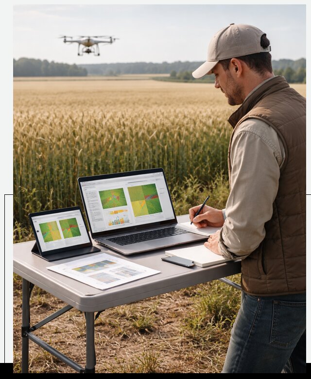 Система AI прогнозирования урожайности для точных агрономий в Гусе-Хрустальном