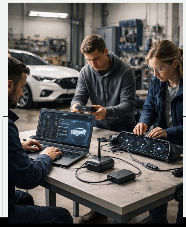 Разработка Connected Car и ПО для автопрома в Гусе-Хрустальном