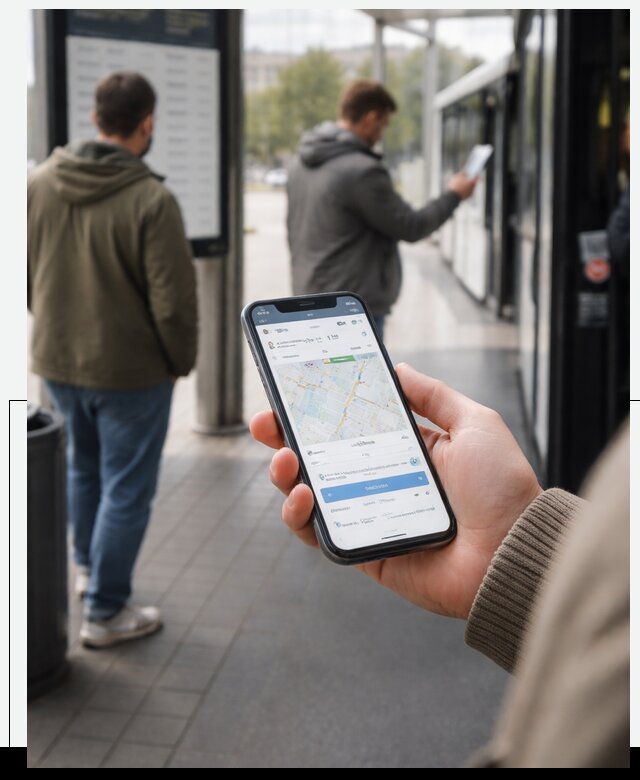 Мобильное приложение для пассажиров в Гусе-Хрустальном с оплатой и расписанием